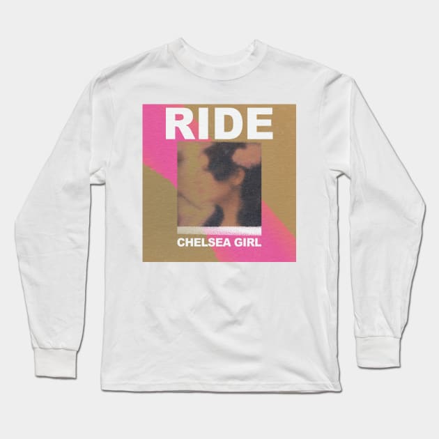 RIDE ……… Original Fan Artwork Long Sleeve T-Shirt by unknown_pleasures